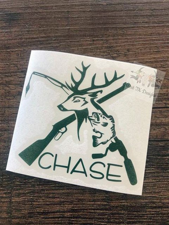 Hunting Decal | Fishing Decal | Deer Decal | Fish Decal | Decal for Him |  Decal for Men | Personalized Decal | Cup Decal | Outdoors