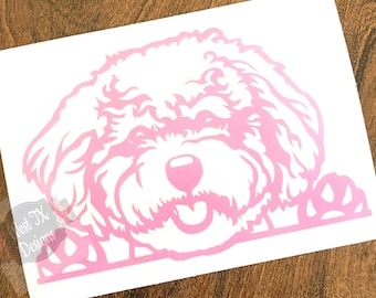 Bichon Frise Lifeline K973 8 inch Sticker dog decal Bichon Frise Lifeline K973 8 inch Sticker dog decal