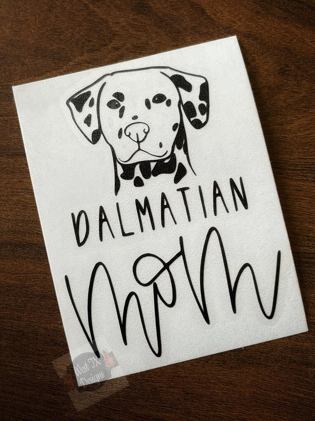 Dalmatian Mom Decal Dalmatian Decal Dalmatian Sticker Dog Decal Dog
