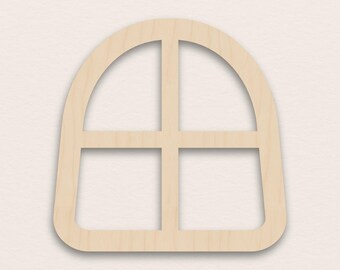 Window Frame – Birch Plywood Wooden Blank (3mm)
