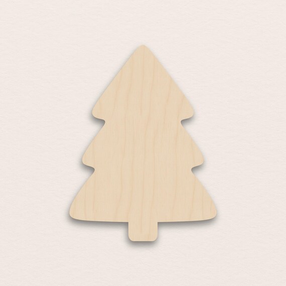Simple Christmas Tree – Birch Plywood Wooden Blank (3mm)