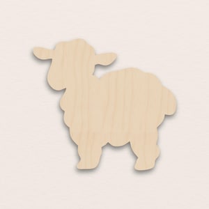 Lamb – Birch Plywood Wooden Blank (3mm)