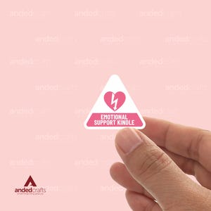 Apoyo emocional para Kindle, calcomanías para Kindle, botellas de agua, diarios, regalo perfecto para lectores - Escape de lectura - Alivio del estrés para Kindle