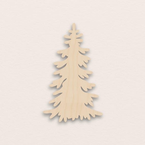 Spruce Tree – Birch Plywood Wooden Blank (3mm)