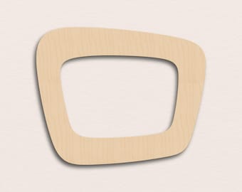 Atomic Geometric Mid Century – Birch Plywood Wooden Blank (3mm)