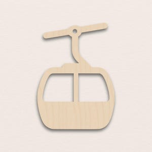 Cable Car – Birch Plywood Wooden Blank (3mm)