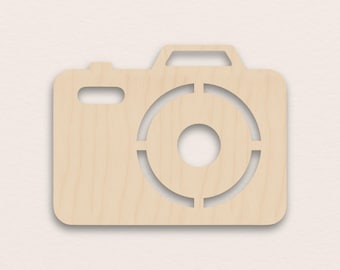 Camera – Birch Plywood Wooden Blank (3mm)