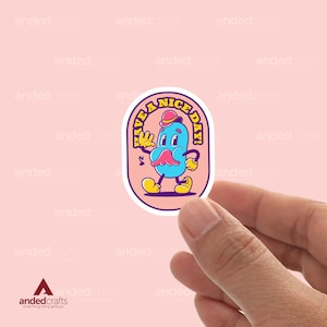 Fijne dag, leesgrage sticker voor kindle, waterfles, dagboek, perfect cadeau voor lezers - Fijne dag kunst - Alleen positieve sfeer