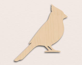 Northern Cardinal – Birch Plywood Wooden Blank (3mm)