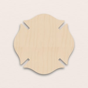 Brandmansmärke – Björkplywood Träämne (3 mm)
