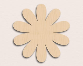 Garden Flower – Birch Plywood Wooden Blank (3mm)
