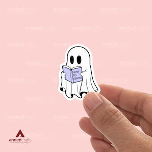 Ghost Reading Come fare il ghost, adesivo da libro per Kindle, bottiglia d'acqua, diario, regalo perfetto per i lettori - Guida alla lettura dei ghost