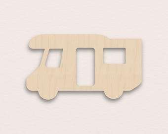 Motorhome Camper – Birch Plywood Wooden Blank (3mm)