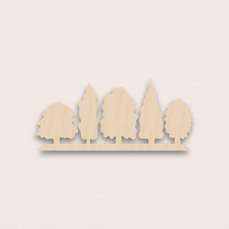 Forest – Birch Plywood Wooden Blank (3mm) image 1