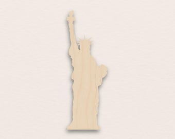 Statue Of Liberty – Birch Plywood Wooden Blank (3mm)