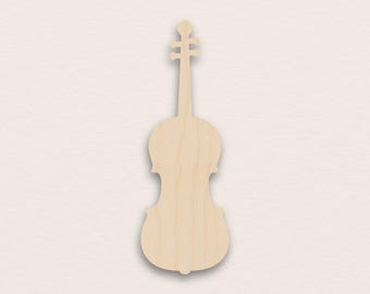 Violonchelo – Madera contrachapada de abedul en blanco (3 mm)