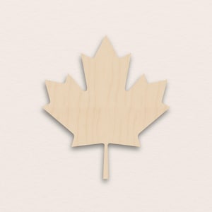 Canadian Maple Leaf – Birch Plywood Wooden Blank (3mm)