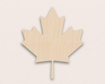 Canadian Maple Leaf – Birch Plywood Wooden Blank (3mm)