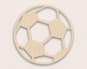 Soccer Ball – Birch Plywood Wooden Blank (3mm)
