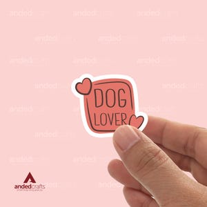 Hondenliefhebber, leesgrage sticker voor Kindle, waterfles, dagboek, perfect cadeau voor lezers - sticker hondenliefhebber - hondenliefhebber cadeau