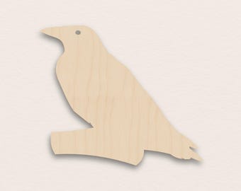 Crow – Birch Plywood Wooden Blank (3mm)