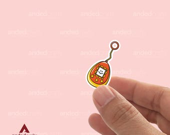 Virtual Pet Sticker, Retro 90s Toy, Kindle, Laptop, Water Bottle