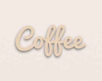 Coffee Sign – Birch Plywood Wooden Blank (3mm)