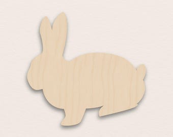Conejo – Madera contrachapada de abedul en blanco (3 mm)