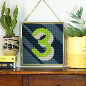 Cross Stitch Table Numbers -  Ireland