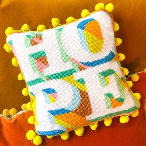 Hopeful Hippie needlepoint / tapestry kit 21 x 21cm image 3