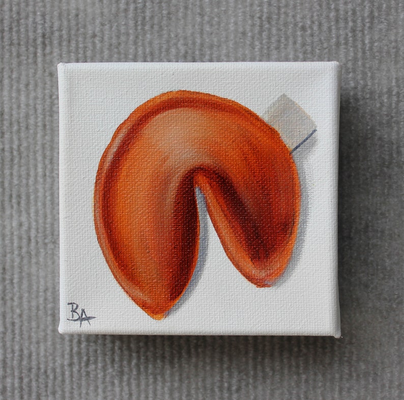 Fortune Cookie Oil Painting