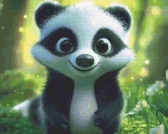 Cute Badger - Cross Stitch Pattern
