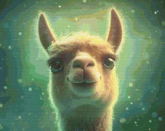 Cute Llama - Cross Stitch Pattern