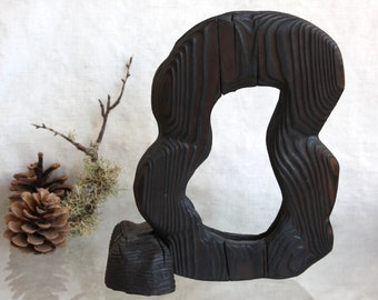 Night lamp-frame made of coniferous wood, Portal lamp, Housewarming gift