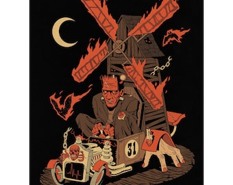 Freaky Racer print
