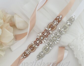 rhinestone belt for flower girl dress