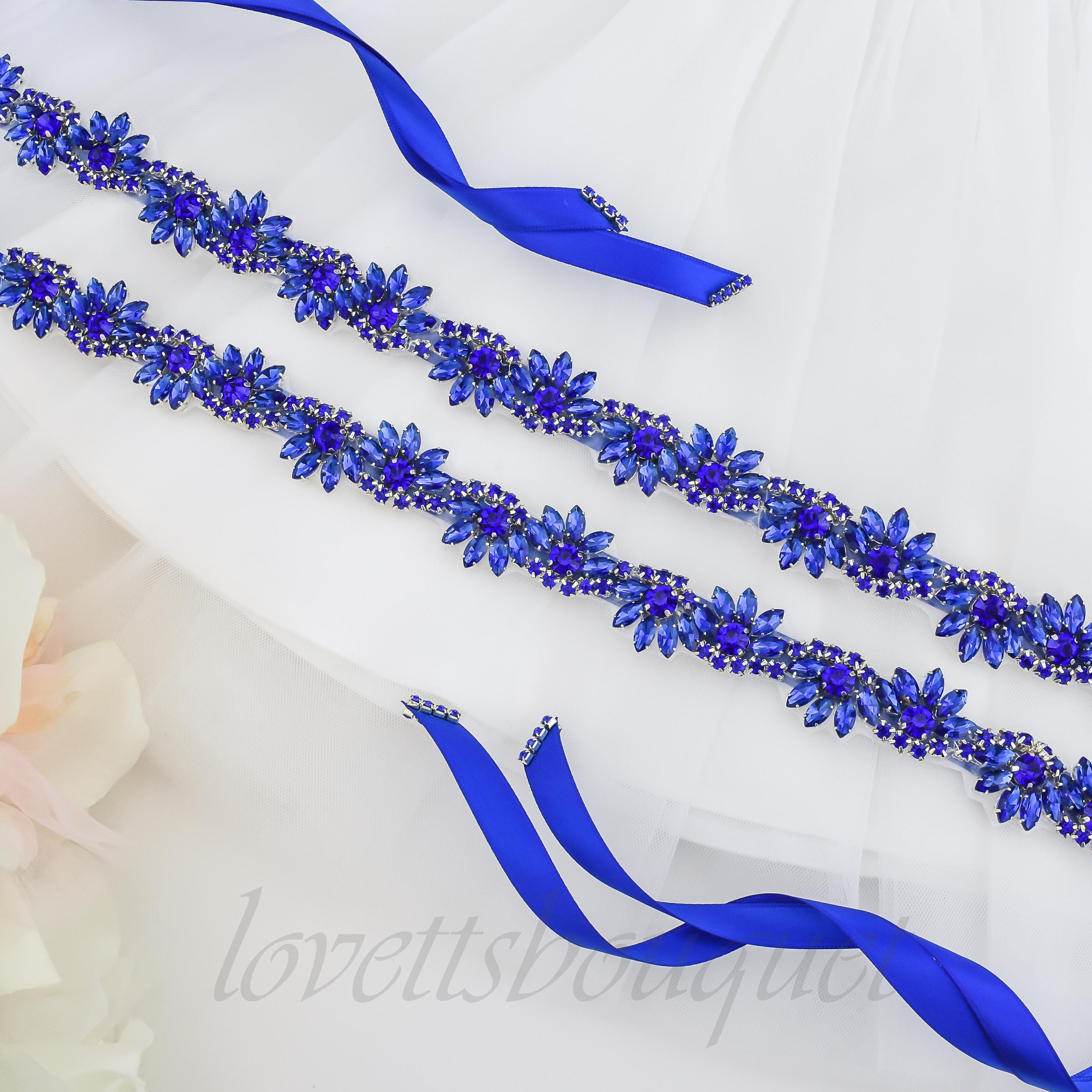 Royal Blue Belt - Etsy