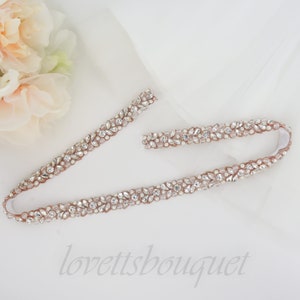Rose Gold Dress Belt - Etsy Rose Gold Dress Belt - Etsy