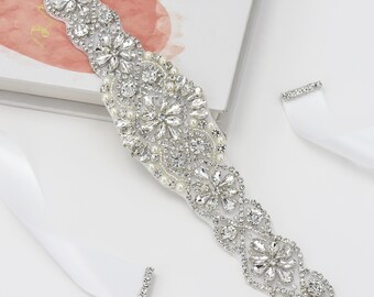 Bridal Belt, Wedding Belt, Sash Belt, Crystal Belt, Rhinestone Belt, Bridal Gown Belt, Wedding Sash Belt, Crystal Bridal Belt B113.2S
