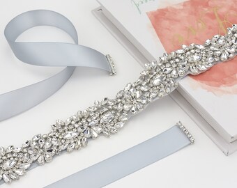 Bridal Belt, Wedding Dress Belt, Crystal Rhinestone Pearl Sash, Bridal Bridesmaid Flower Girl Dress Belt, Wedding Dress Sash B129.1