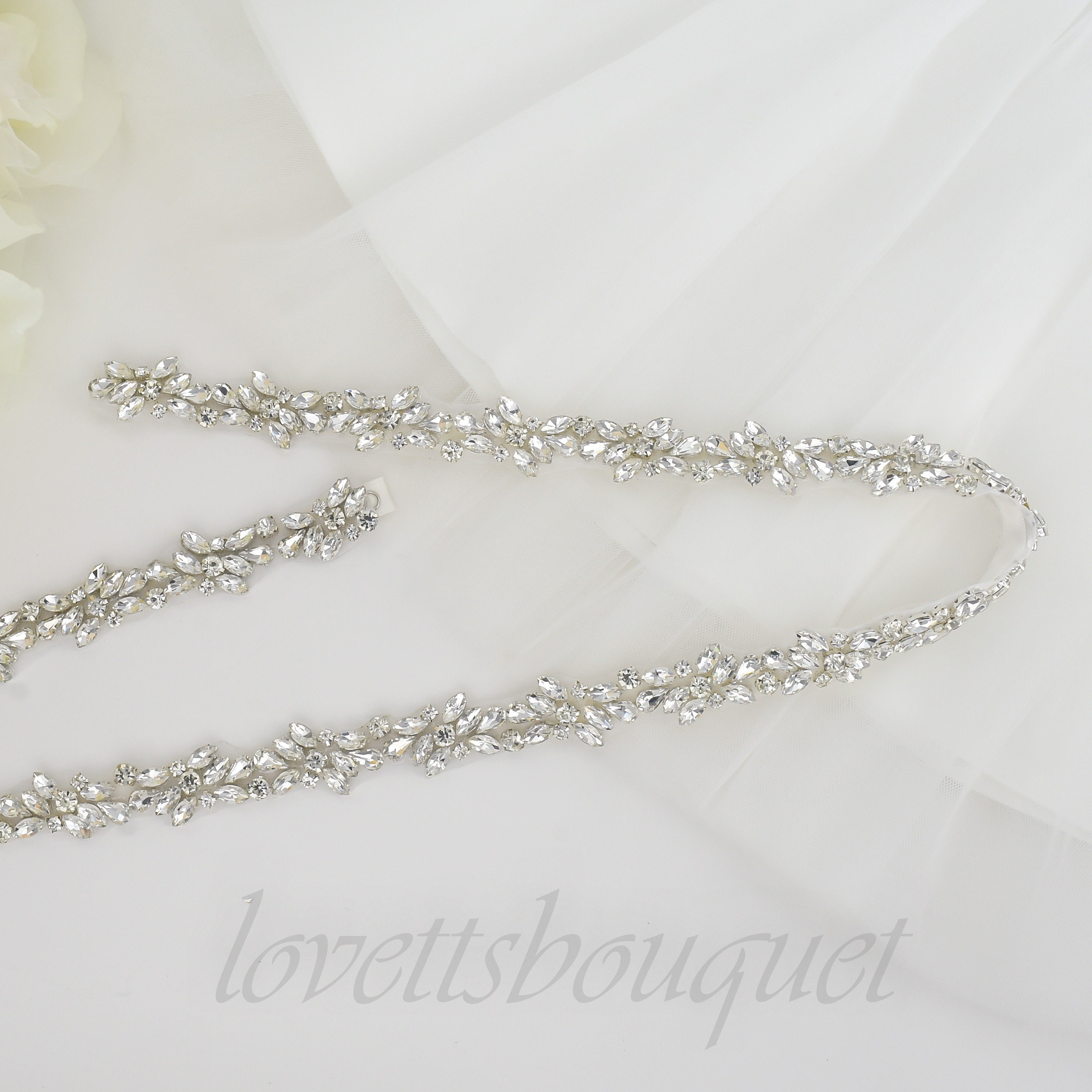 Diamond Bridal Belt - Etsy