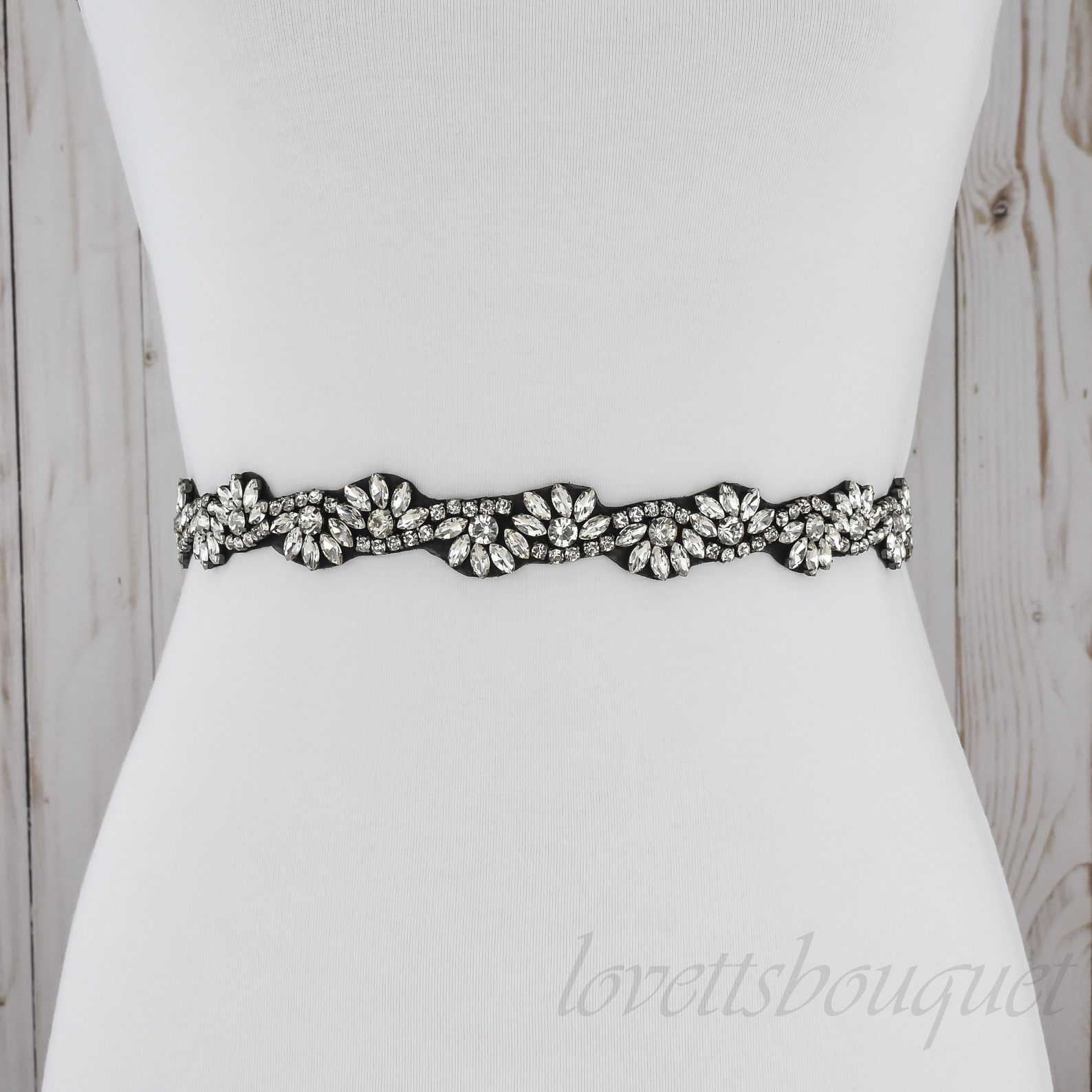 Tie on Belt Black Prom Dress Belt Wedding Sash Belt Bridal | Etsy
