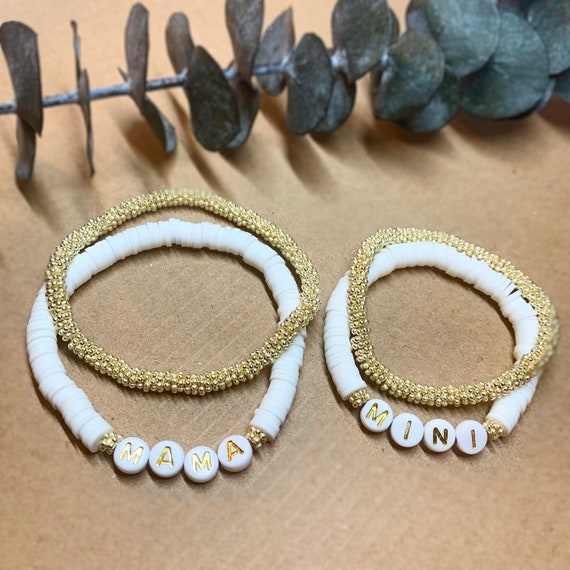 Mother daughter 2024 beaded bracelets