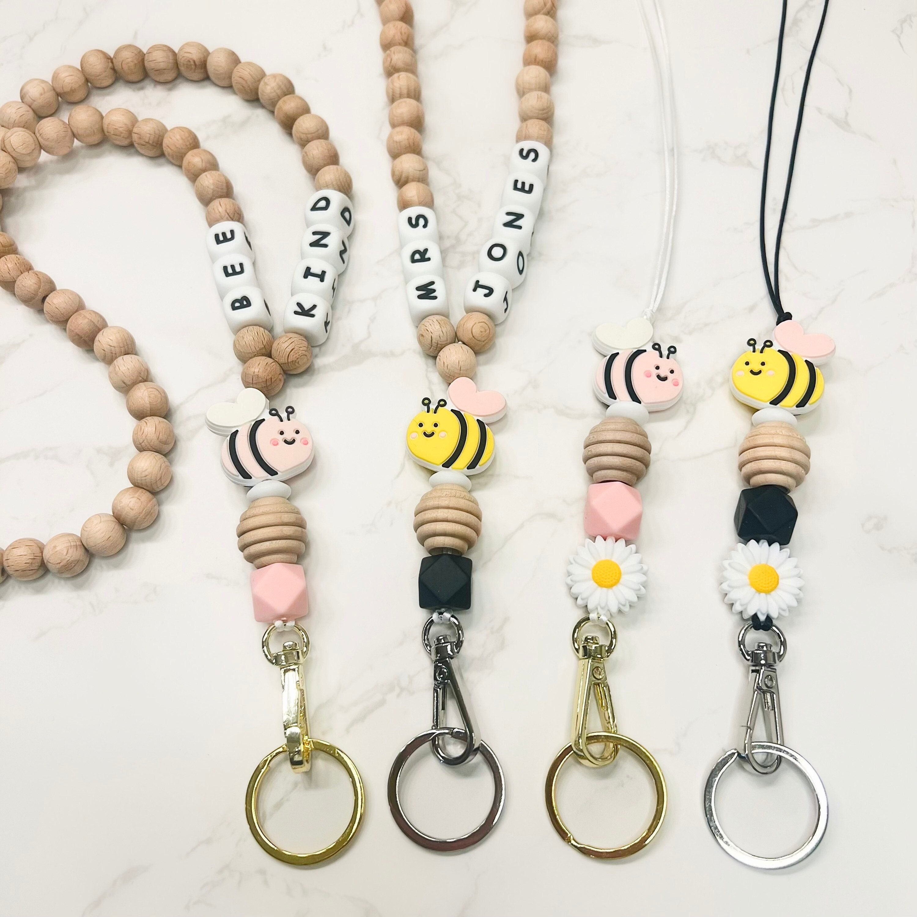 JUDODUCK Be Kind Lanyard with ID Badge Holder Phone Pad Girls