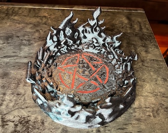 Archivo STL de bandeja de dados del Círculo de Invocación: Diseño de TTRPG imprimible en 3D