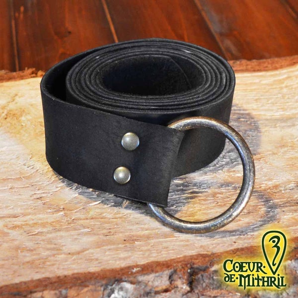 Medieval Ring Belt Black