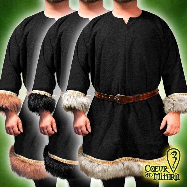 Tunic of Viking Jarl Black