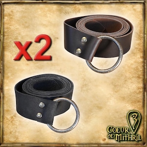 Medieval Ring Belts set of 2