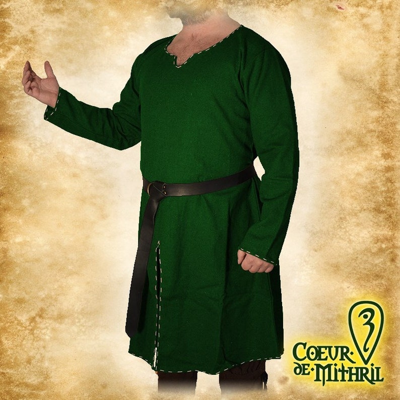 LARP Saxon Long Tunic Green