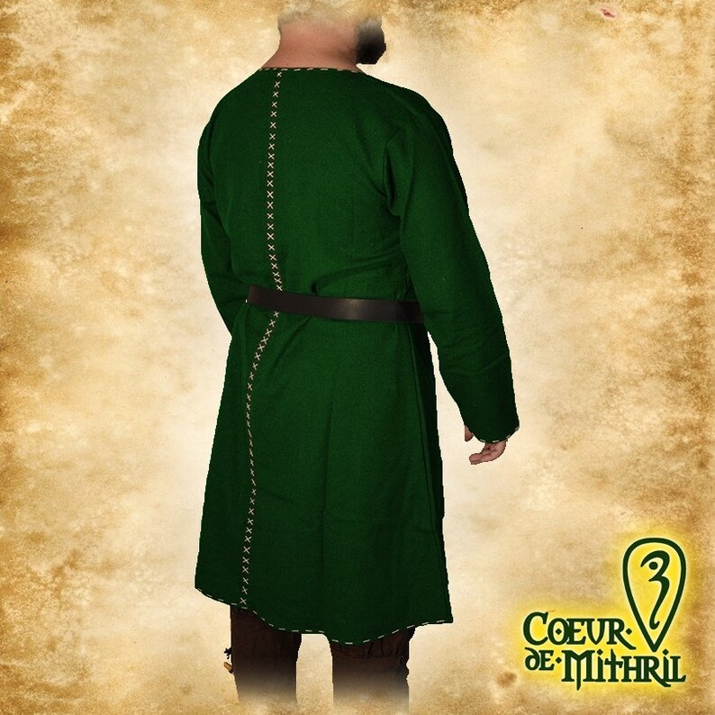 LARP Saxon Long Tunic Green